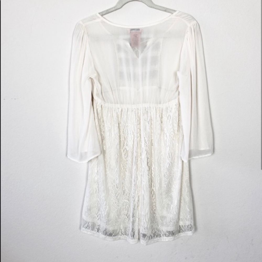 Flying Tomato Boho Cream Dress Size S - Picture 2 of 6